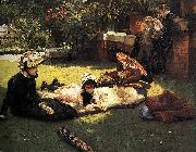 James Tissot In the Sunshine oil